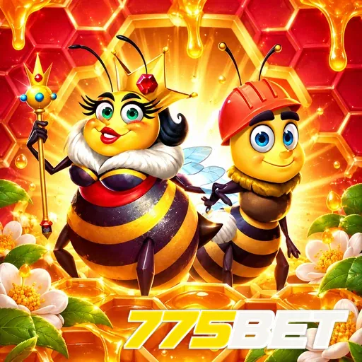 775BET — ilustração de abelhas cartunescas