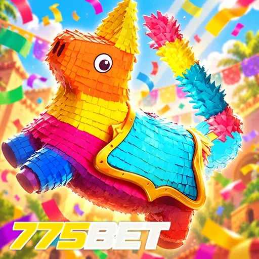 775BET — ilustração de uma piñata colorida