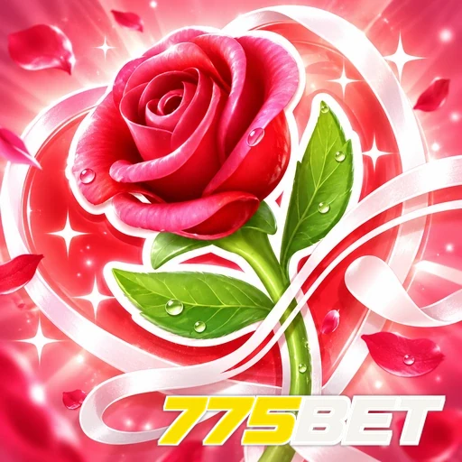 775BET — ilustração de uma rosa cor-de-rosa